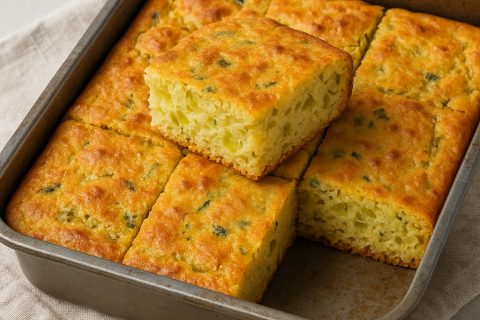 🌽 Pita sa prazilukom i kukuruznim brašnom – zlatna, mekana, bez razvijanja kora
