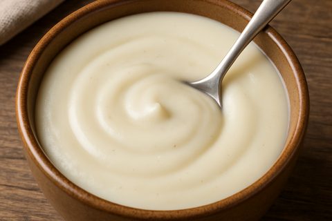 🥣 Posni bešamel sos – svilen, lagan, savršen za prelive i složence