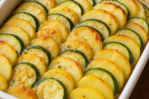 🥔 Musaka sa tikvicama i krompirom – lagana, slojevita i domaća