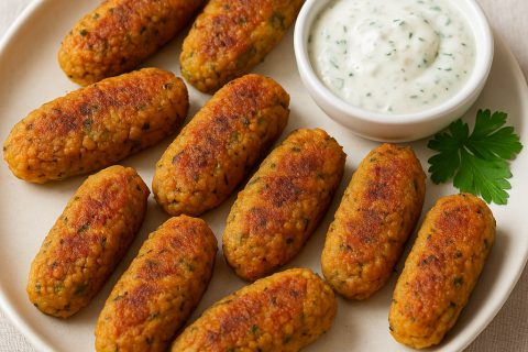🍅 Posni ćevapčići od leblebije – ukusan post bez kompromisa!