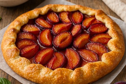 🥧 Letnja pita sa šljivama – voćna radost na tanjiru!