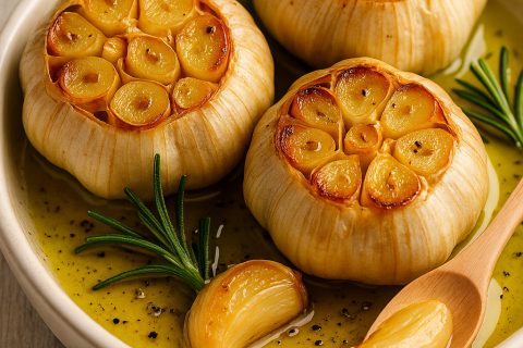 🧄 Pečeni beli luk u maslinovom ulju