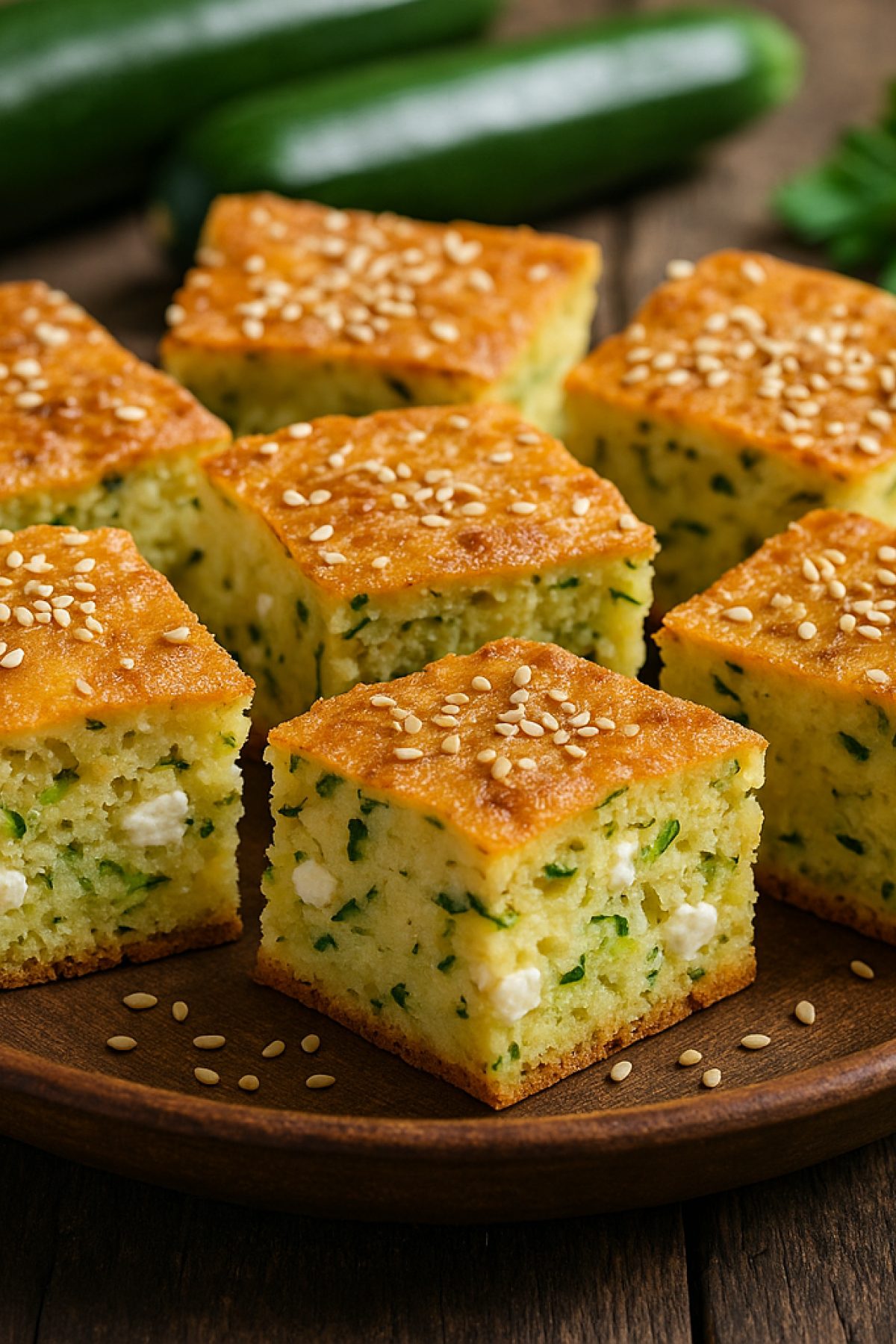 Slika jela 🥧 Slani kolač sa sirom i tikvicama