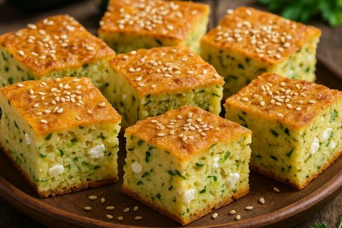 🥧 Slani kolač sa sirom i tikvicama