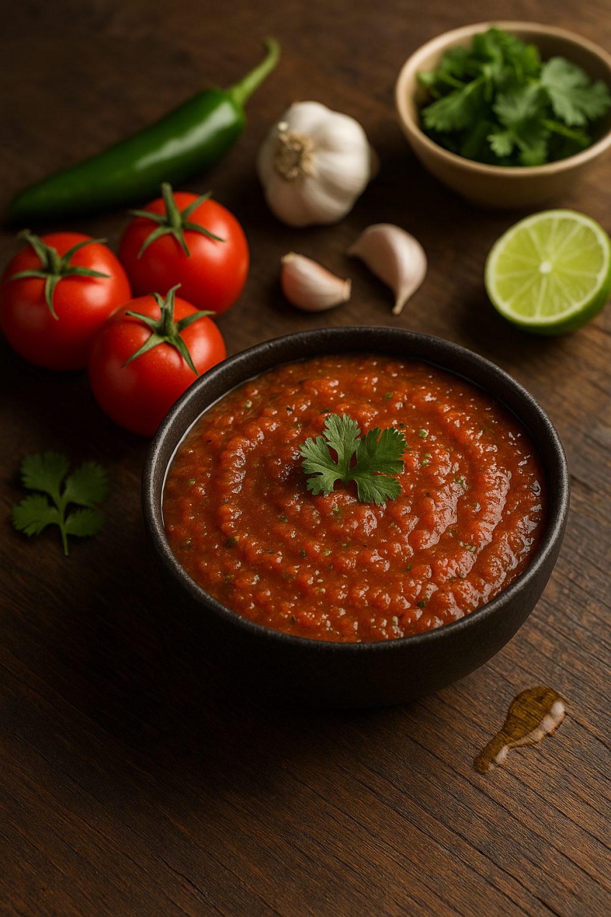 Slika jela 🍅 Salsa Roja – domaći meksički sos