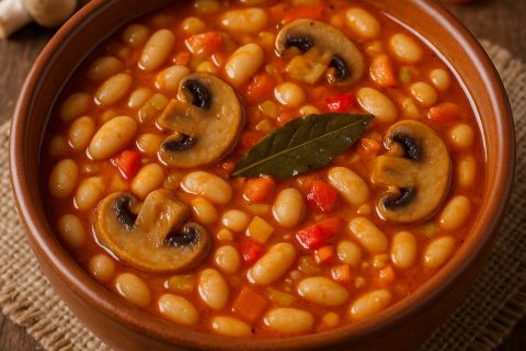 🫘 Posni pasulj sa pečurkama 🍄