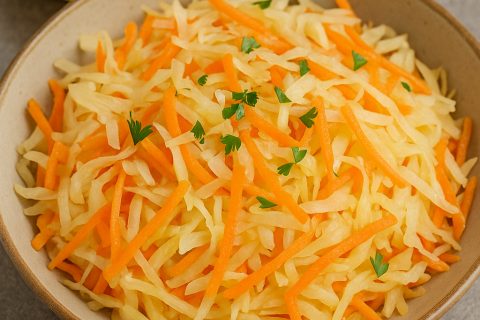 🥗 Osvežavajuća posna salata sa kupusom i šargarepom