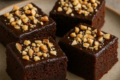 🍫 Čokoladni kolač sa kafom i lešnicima