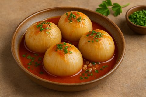🥩 Sogan-dolma (punjeni crni luk)