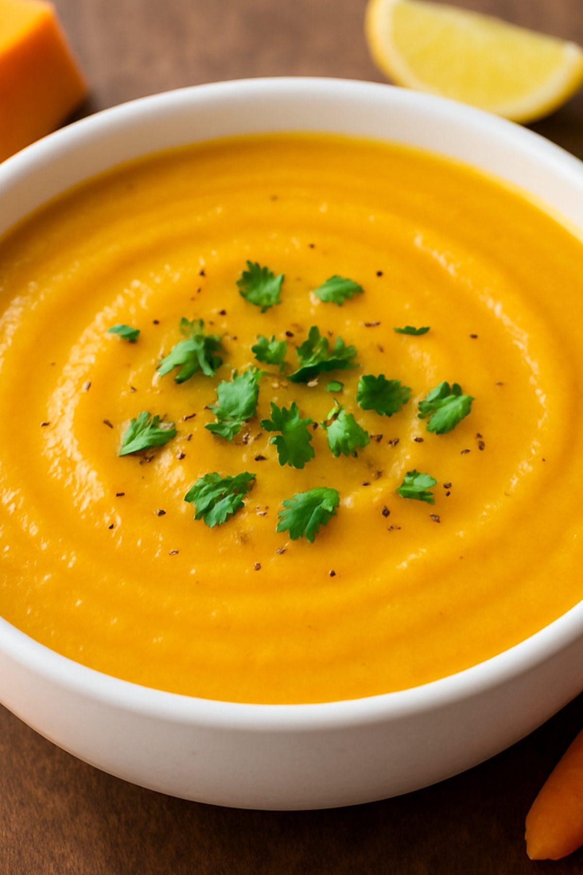 Slika jela 🍲🥕 Potaž od bundeve i šargarepe