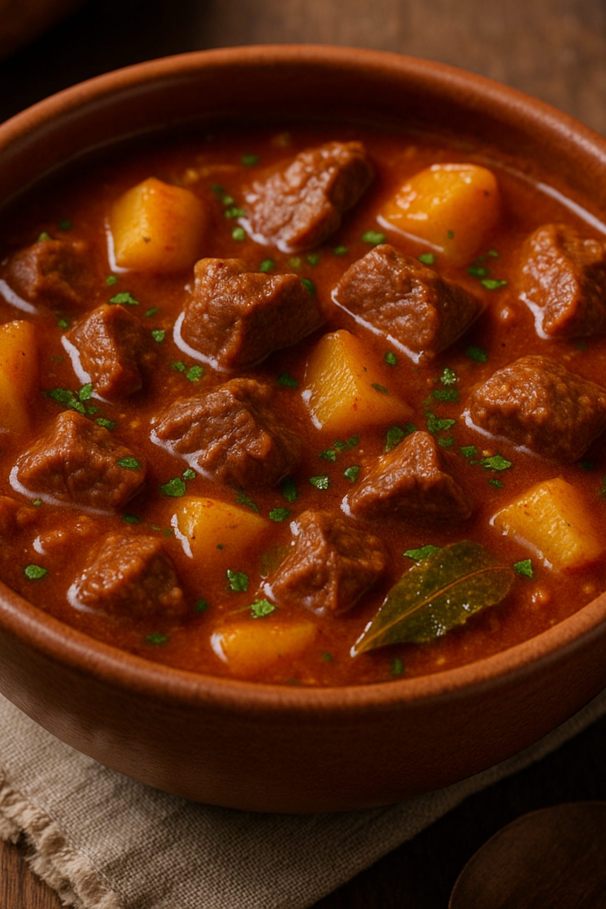 Slika jela 🥩🍲 Domaći juneći gulaš