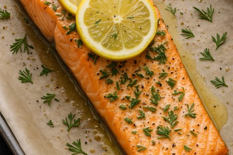 🐟🍋 Pečeni losos sa limunom i koprom