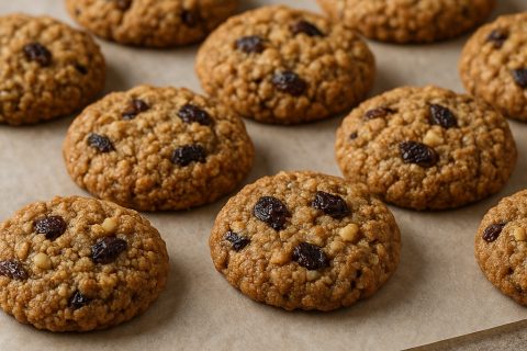 🍪🌰 Posni integralni keksići sa suvim voćem