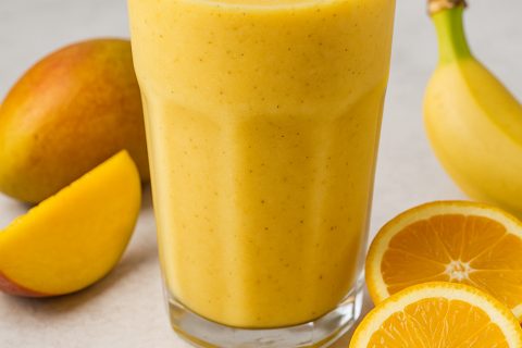 🥭🍌 Energetska smuti bomba sa bananom i mangom