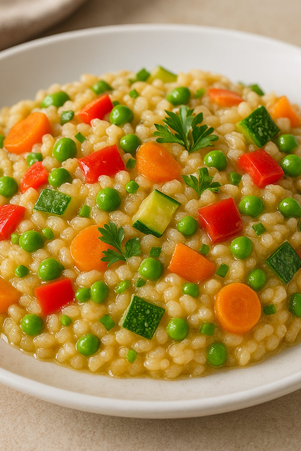 Slika jela 🍽️🥕 Rižoto sa povrćem