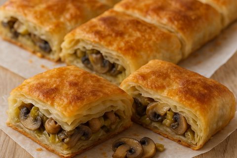 🥮 Pita sa pečurkama i prazilukom