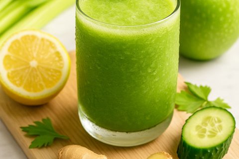 🥒🍏 Zeleni Detox Sok od celera, krastavca i jabuke