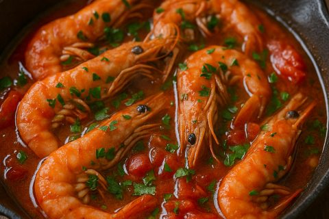 🍤🍅 Škampi na buzaru