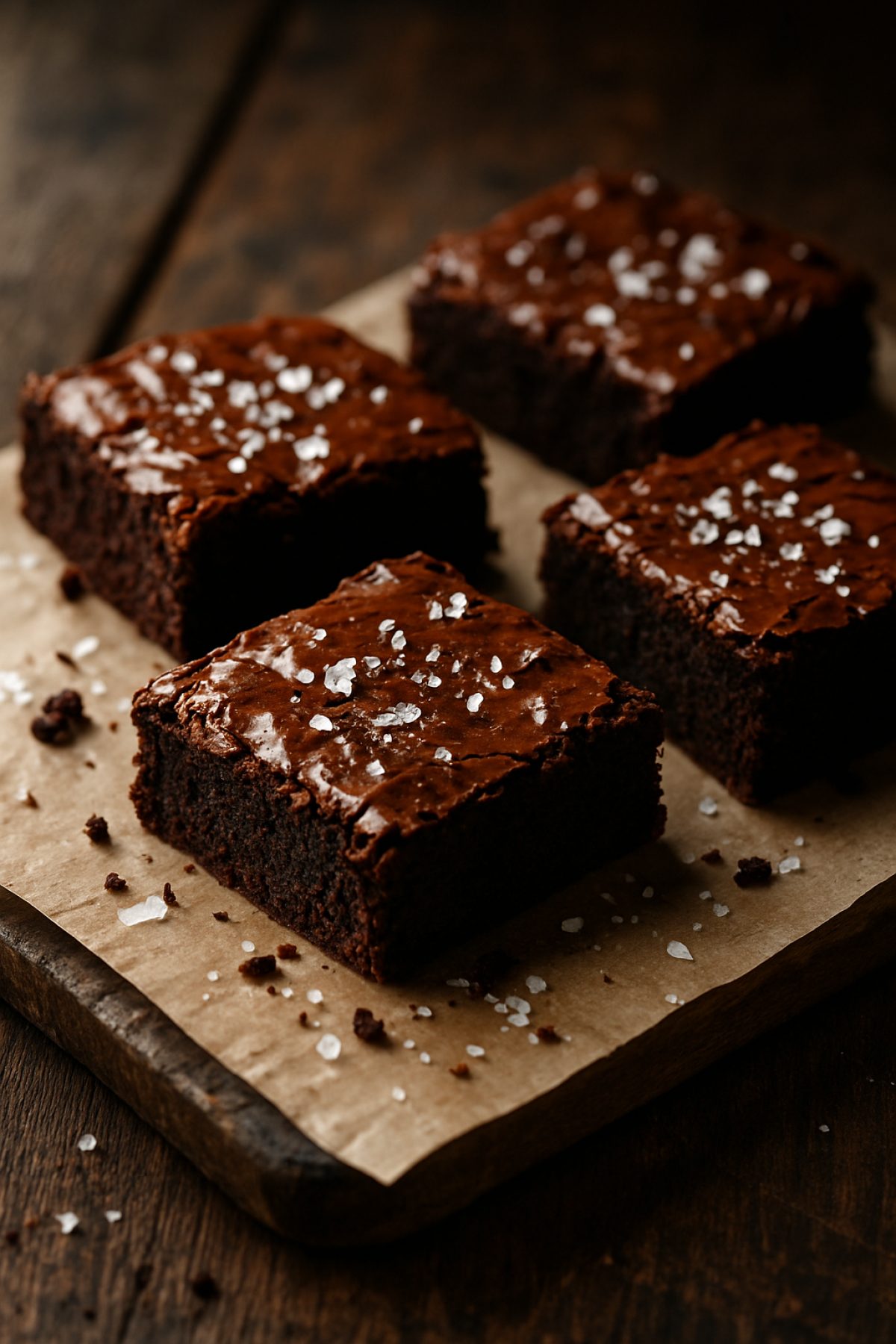Slika jela 🍫🫒 Brownie sa maslinovim uljem i morskom solju