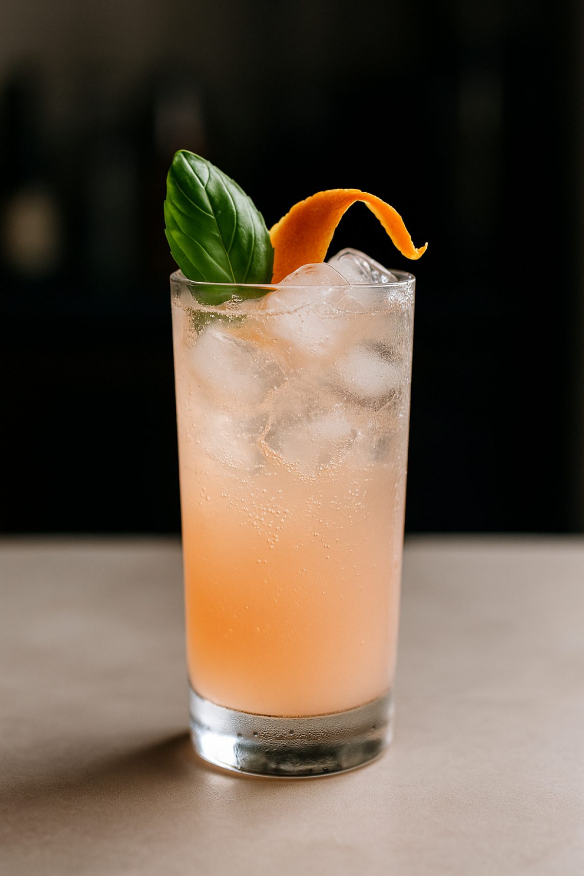 Slika jela 🍊🌿 Grejp & Bosiljak Fizz