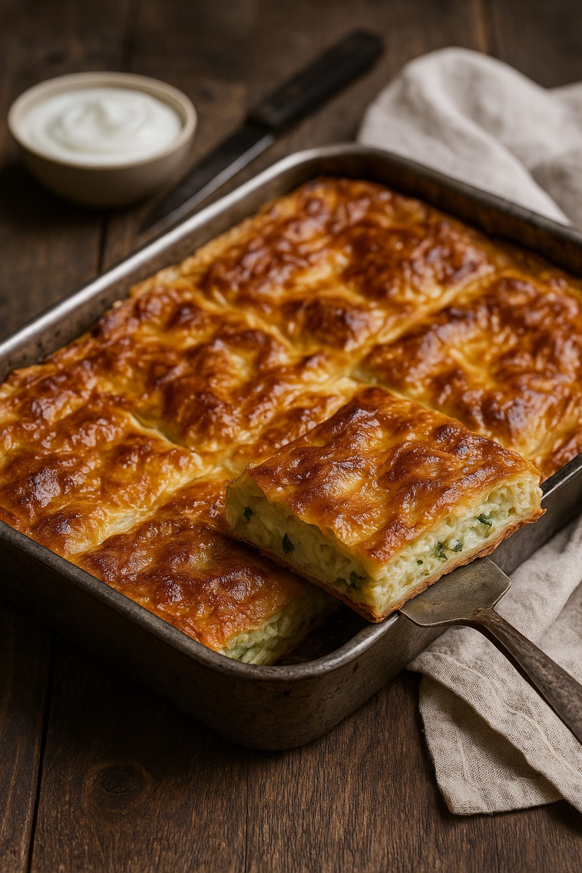 Slika jela 🧀🧅 Pita od praziluka i sira (prazilučara)