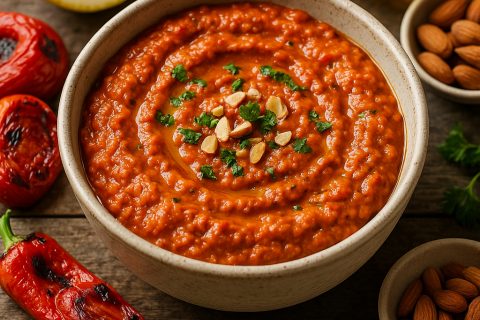 🔥🌰 Romesko sos od pečene paprike i badema