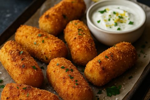 🥔🧀 Kroketi od krompira i kačkavalja (pečeni, ekstra hrskavi)
