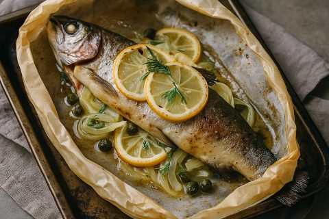 🐟🍋 Pastrmka u papiru sa limunom i komoračem