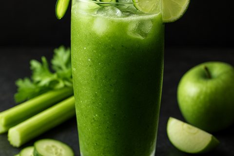 🥒🍏 Zeleni Reset — detoks sok od celera, krastavca, jabuke & đumbira