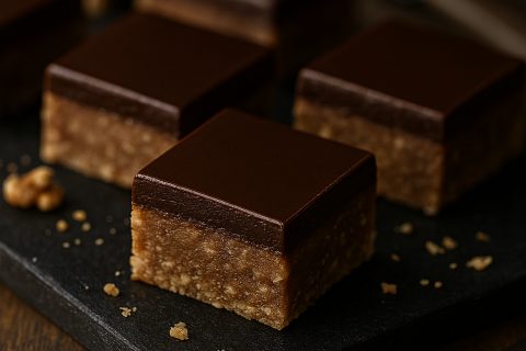 🍫🌰 Posna bajadera (orah, posni keks, kakao) — bez pečenja