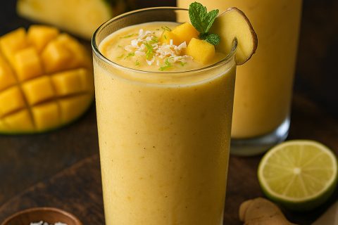 🥭🍍 Tropska Krem Bomba (mango–ananas–kokos & đumbir)