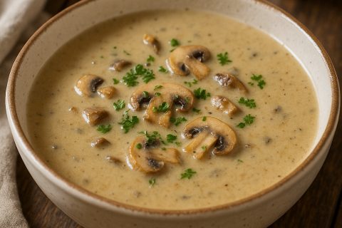 Krem supa od pečuraka – skuvaj baršunastu činiju za 30 minuta 🍄🥣