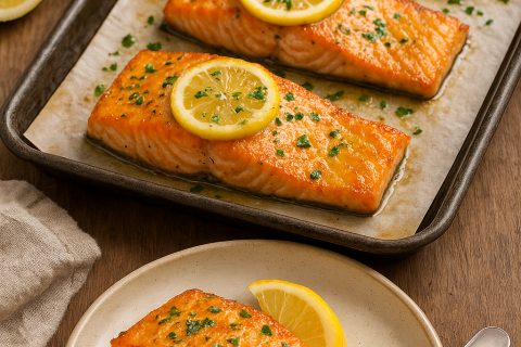 Losos iz rerne – sočan file za 20 minuta 🐟🍋