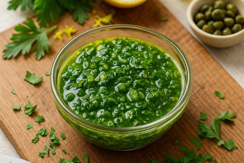 Salsa verde od peršuna – umuti zeleni sos za 5 minuta 🌿🍋