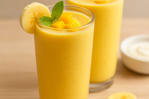 Smuti bomba od manga i banane – izblendaj tropsku energiju za 1 minut 🥭⚡️