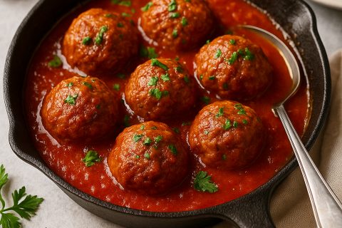 Ćufte u paradajz sosu – zamiriši kuću za 40 minuta 🍅🔥