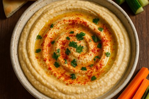 Humus sa tahinijem – umuti svilen namaz za 5 minuta 🧆🥄