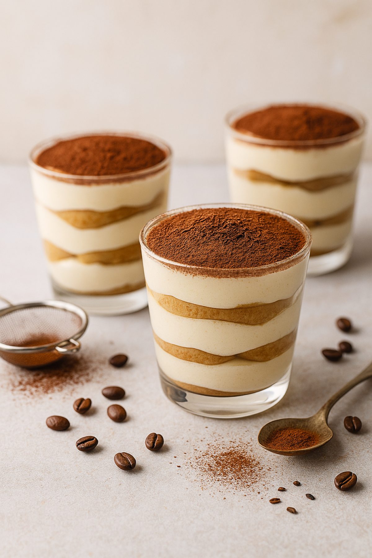 Slika jela Tiramisu u čašama – složi kremaste slojeve za 20 minuta 🍮☕