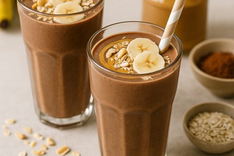Smuti bomba od kikiriki putera i banane – izblendaj doručak bez stajanja 🥜⚡️