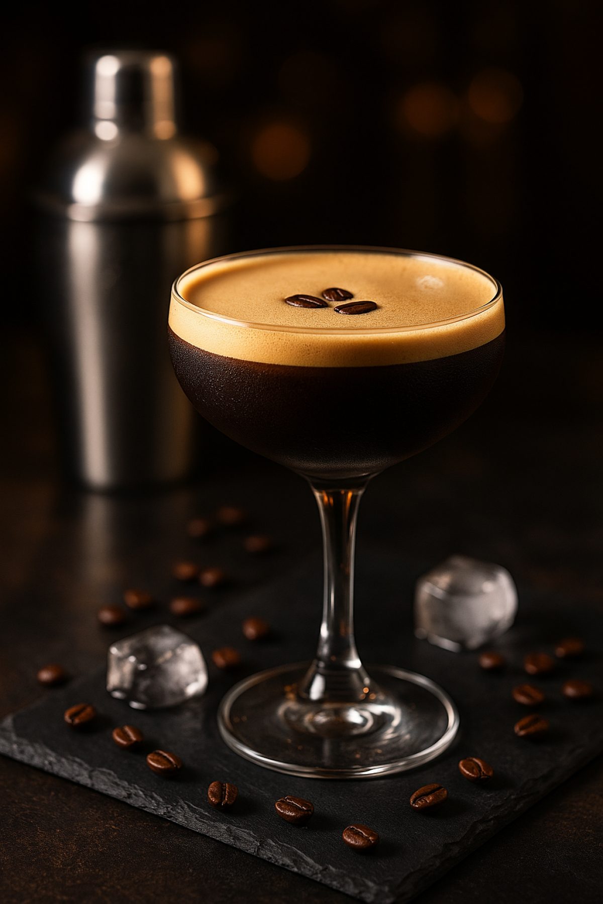 Slika jela Espresso martini – protresi 15 sekundi i natoči baršunastu penu ☕🍸