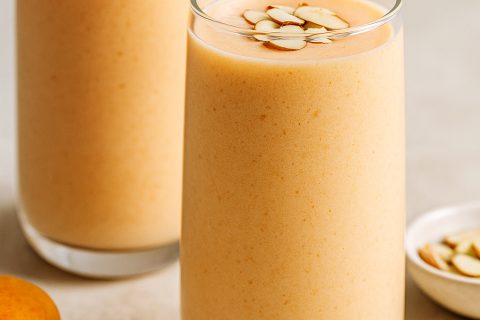 Smuti bomba od kajsije, badema i kefira – izblendaj doručak koji rashlađuje 🍑⚡️