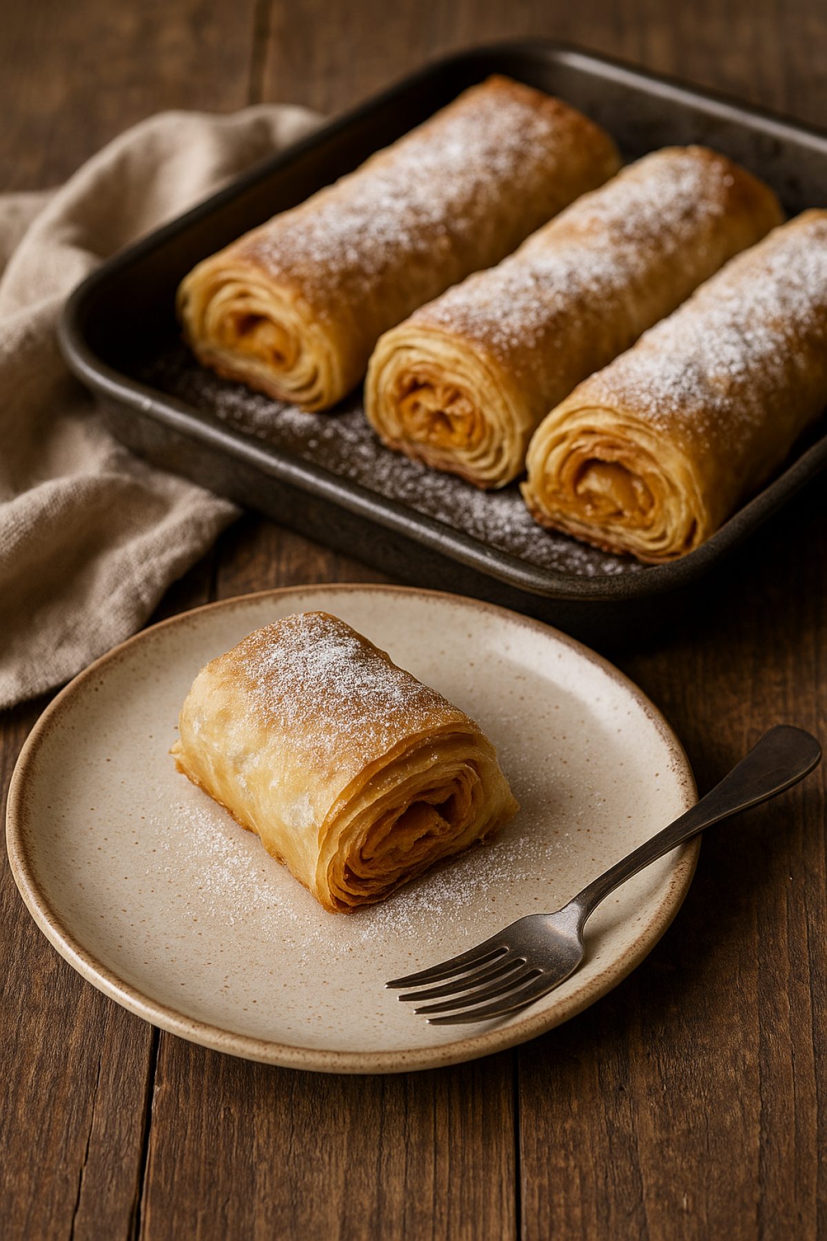 Slika jela Bundevara – pita od tikve iz rerne: urolaj, prelij i zapeči 🎃✨