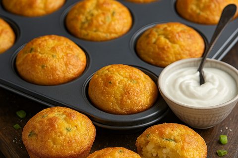 Mini proja sa sirom i kajmakom – zamešaj, sipaj i zapeči 🧀🌽