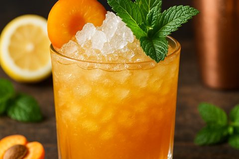 Kajsijevača Smash sa limunom i nanom – zgnječi i osveži 🍑🌿