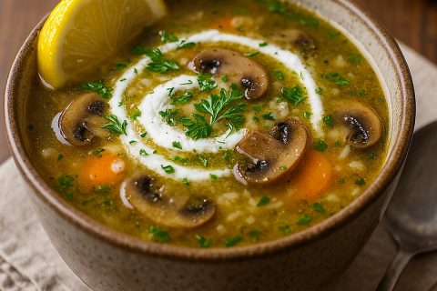 Kisela čorba od pečuraka – ukiseli, zgusni, posluži 🍄🍋