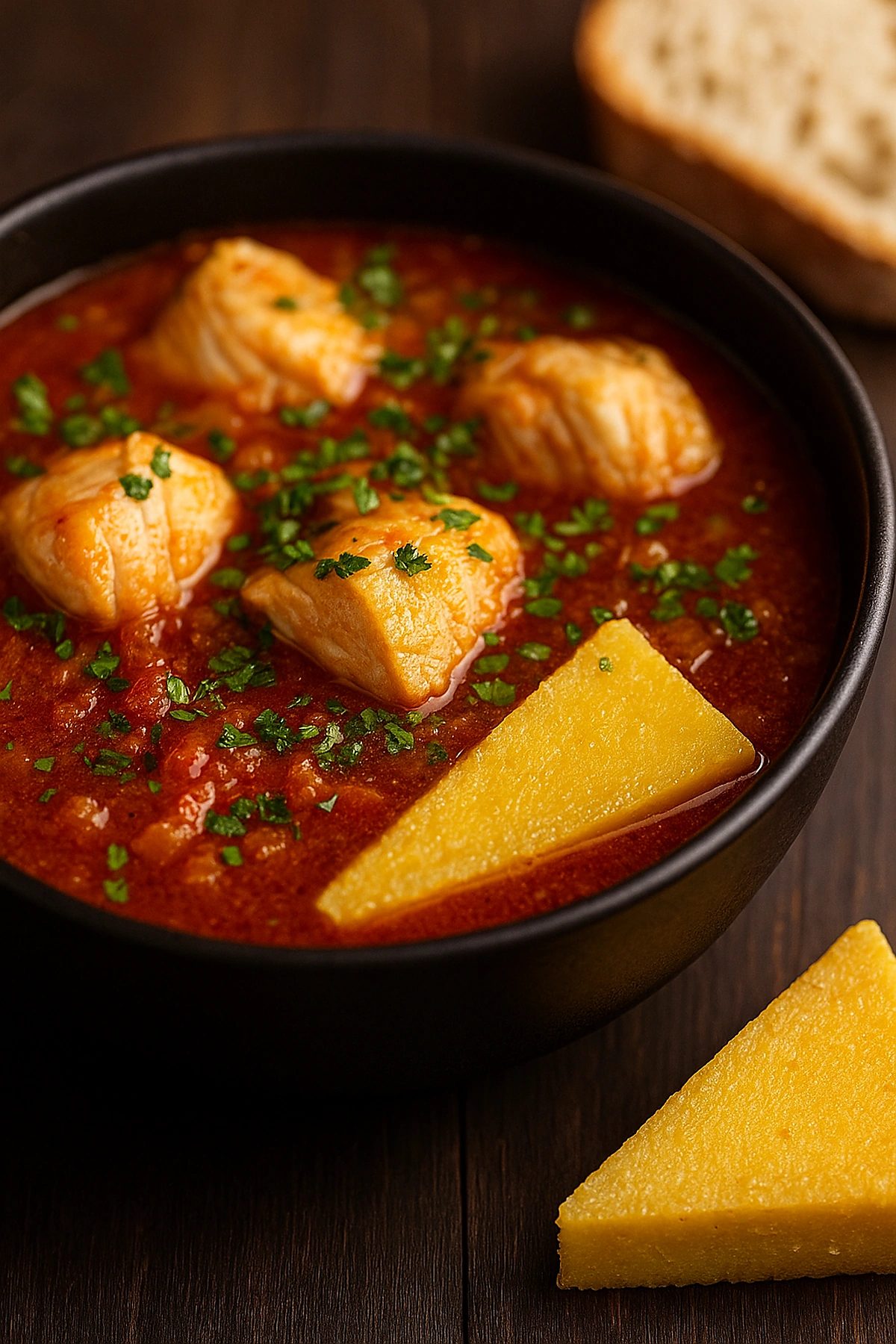 Slika jela Brudet od bele ribe na dalmatinski način – skuvaj, zgušnjavaj, umači hleb 🍲🐟
