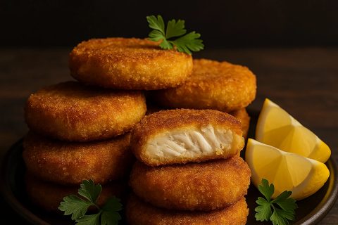 Posni riblji medaljoni – hrskavi spolja, sočni iznutra 🐟🔥