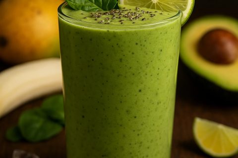 Zelena smuti bomba – energetski start sa ukusom tropskog voća 🥭🥬
