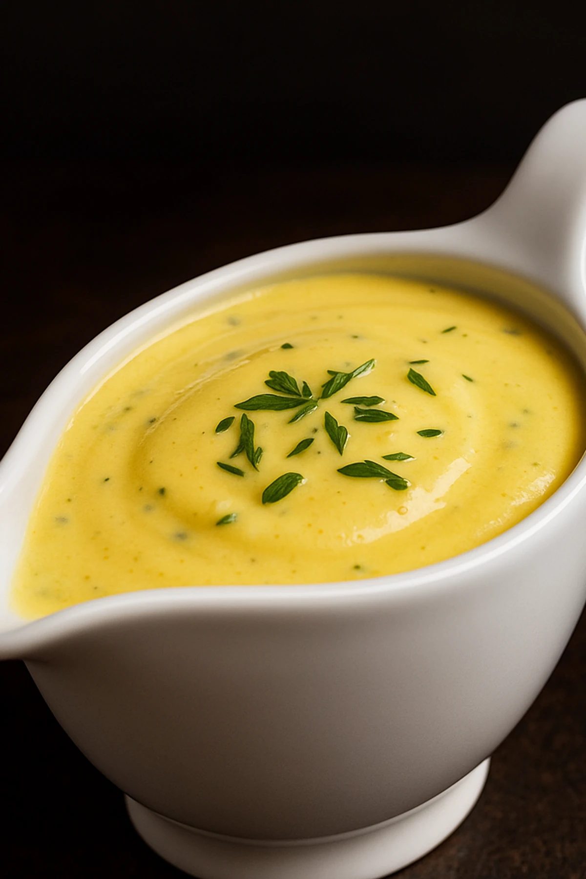 Slika jela Béarnaise sos sa estragonom i belim vinom – kralj među sosovima 🍋🧈