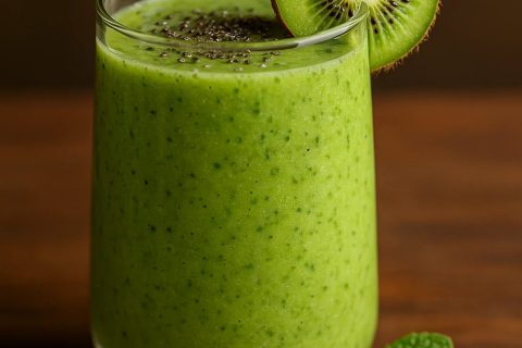 Zeleni smuti sa avokadom, kivijem i spirulinom – energija u čaši 💚🥝⚡